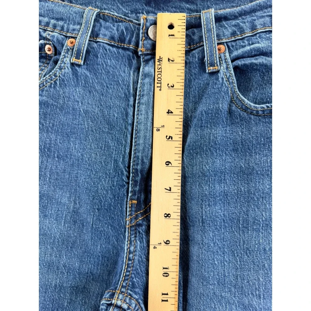 Levis 514 Straight Fit Mens Jeans Blue Denim Medium Wash 33x31 Pants